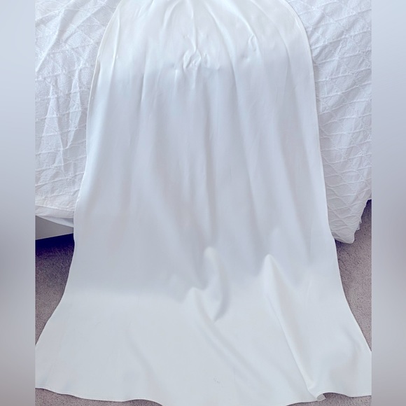 Satin Mini dress with bow - Picture 6 of 6